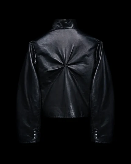 Bad Son 'SINGLE DART' JACKET IN BLACK LAMBSKIN